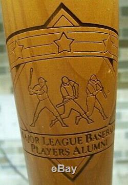 Vintage Major League Baseball Bat Table Lamp, With baseball photos shade