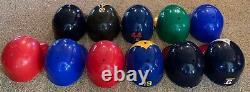 Vintage Major League Baseball MLB Full Size Plastic Batting Helmets Lot of 11