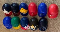 Vintage Major League Baseball MLB Full Size Plastic Batting Helmets Lot of 11