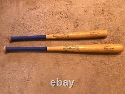 Vintage Mantle & Maris 1960's Baseball Bats & Rack Set & Baseball Glove