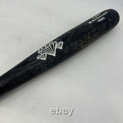 Vintage Maurader 33 Black 3 Diamond Wooden Old School Baseball Bat Solid Wood