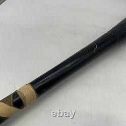 Vintage Maurader 33 Black 3 Diamond Wooden Old School Baseball Bat Solid Wood