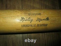 Vintage Mickey Mantle 35 Louisville Slugger 125 Powerized Wood Baseball Bat