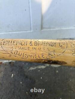 Vintage Mickey Mantle HILLERICH & BRADSBY 125 Louisville Baseball Bat MM2 Rare