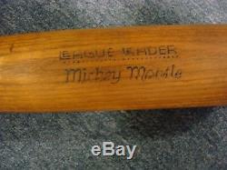 Vintage Mickey Mantle League Leader Baseball Bat #9 Hillerich & Bradsby Co