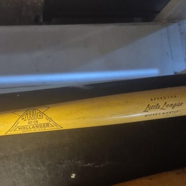 Vintage Mickey Mantle Little League Baseball Bats Lot Of 4 Louisville Slugger