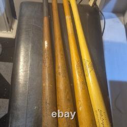 Vintage Mickey Mantle Little League Baseball Bats Lot of 4 Louisville Slugger
