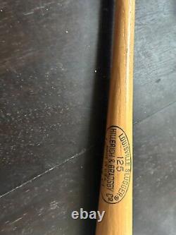 Vintage Minature Louisville Slugger Mini Bat With Mickey Mantle Signature