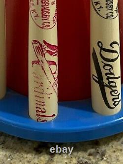 Vintage National League Louisville Slugger Wood Baseball Bat Bank Cubs, Braves