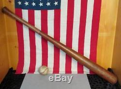 Vintage National League Wood Baseball Bat Championship 1723 Dash-Dot 36 Antique