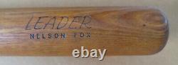 Vintage Nelson Fox Baseball H&B Leader model bat White Sox 1950 1963