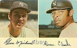 Vintage New York Yankees Game Worn Clete Boyer Baseball Batting Helmet 1966
