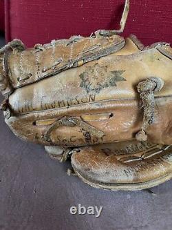 Vintage Noble Diamond King No. PG25A Official Baseball Bat / Glove