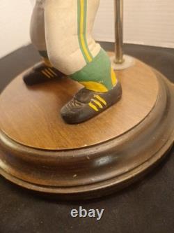 Vintage Oakland A's Lamp Player with Baseball Bat Rare One Of A Kind