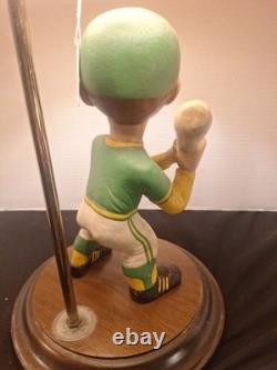 Vintage Oakland A's Lamp Player with Baseball Bat Rare One Of A Kind