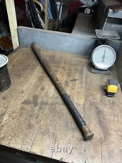 Vintage Old Rare Original Wooden Baseball DH NE Mains Bat Harrison Maine OuthsXX