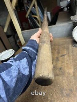 Vintage Old Rare Original Wooden Baseball DH NE Mains Bat Harrison Maine OuthsXX