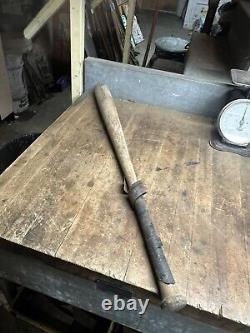 Vintage Old Rare Wooden Baseball Bat McLaughlin Millard Dodgeville New York NY