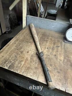 Vintage Old Rare Wooden Baseball Bat McLaughlin Millard Dodgeville New York NY