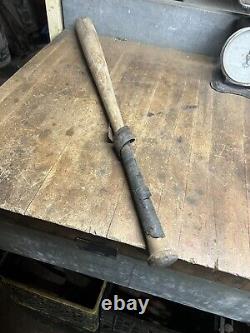 Vintage Old Rare Wooden Baseball Bat McLaughlin Millard Dodgeville New York NY