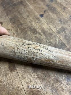 Vintage Old Rare Wooden Baseball Bat McLaughlin Millard Dodgeville New York NY Vintage Old Rare Wooden Baseball Bat McLaughlin Millard Dodgeville New York NY