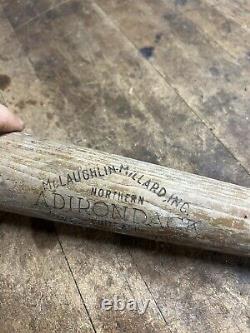 Vintage Old Rare Wooden Baseball Bat McLaughlin Millard Dodgeville New York NY