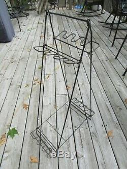 Vintage Original Baseball Bat Folding Store Display Rack