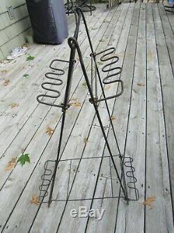 Vintage Original Baseball Bat Folding Store Display Rack