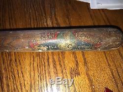 Vintage PENNANT 22 inches Baseball Bat #557 Early 1900's Cleveland