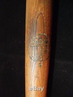 Vintage Pagoma Wood Baseball Bat Shield of Quality 1920's era