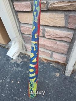Vintage Painted Baseball Bat Joker Theme Custom Artwork Unique Display PieceWood
