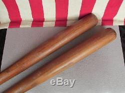 Vintage Pair JC Higgins Wood Baseball Bats No. 1720 Softball 34 Great Display