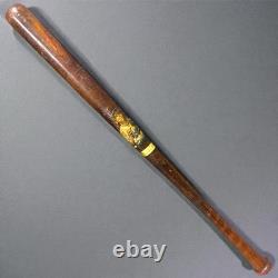 Vintage Pee Wee Reese Wood Baseball Decal Bat Brooklyn LA Dodgers MLB HOF