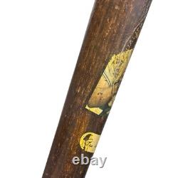Vintage Pee Wee Reese Wood Baseball Decal Bat Brooklyn LA Dodgers MLB HOF