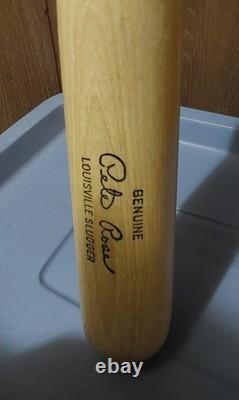 Vintage Pete Rose Baseball Bat Hilleric & Bradsby Good Condition