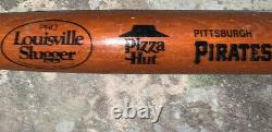 Vintage Pittsburgh Pirates Pizza Hut Baseball Bat Pro Louisville Slugger MLB USA