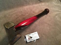 Vintage Plumb roofing axe hatchet hammer custom JESSE REED baseball bat handle