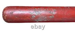 Vintage R G Hower Lewistown Pennsylvania Bottle Shaped Red End 34 Softball Bat