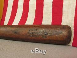 Vintage RG Hower'I-Slug-Um' Wood Baseball Bat 34 Lewistown, PA Antique 1900s