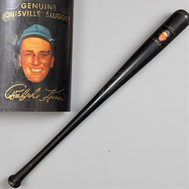 Vintage Ralph Kiner Powerized Louisville Slugger 125 Wood Baseball Decal Bat Mlb