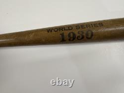 Vintage Rare 1930 World Series Souvenir Mini 18 Baseball Bat Original CARDS VS