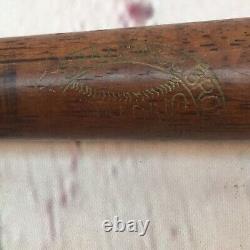 Vintage Rare 1940's 16 Wood Baseball Bat New York Yankees Robert Red Rolfe