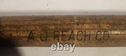 Vintage Rare A. J. Reach Co. Baseball Bat 1920s Model 50A 29 1/2
