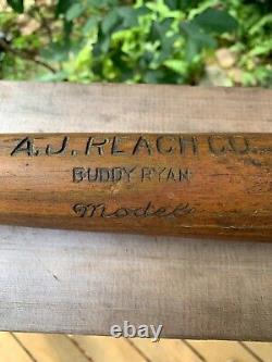 Vintage Rare Buddy Ryan AJ Reach baseball bat