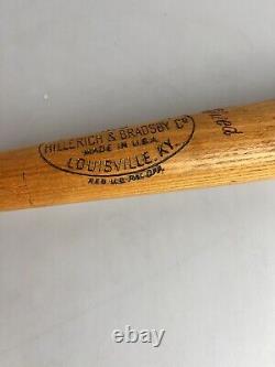 Vintage Rare LOUISVILLE SLUGGER 125 Powerized Baseball Bat Russ Nixon 35