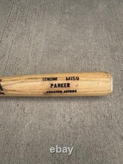 Vintage Rare Parker 1992 Cooper Game Used Bat Houston Astros-Bat Bin R