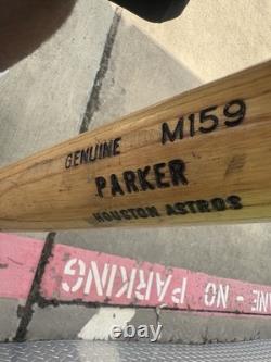 Vintage Rare Parker 1992 Cooper Game Used Bat Houston Astros-Bat Bin R