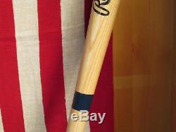 Vintage Rawlings Adirondack Wood Baseball Bat Kevin Maas Pro Model 34 Signed