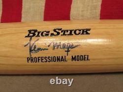 Vintage Rawlings Wood Baseball Adirondack Bat Kevin Maas Pro Model 34 Signed #2