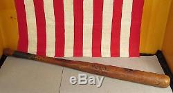 Vintage Reach early Wood Baseball Bat School League 31 Antique No. 83B Display